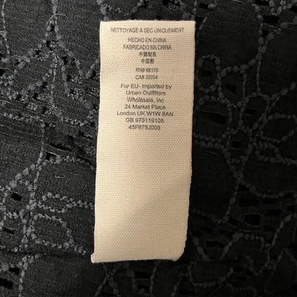 Free People Brushed Wool Oversized Coat Deep Navy Medium - Picture 8 of 14